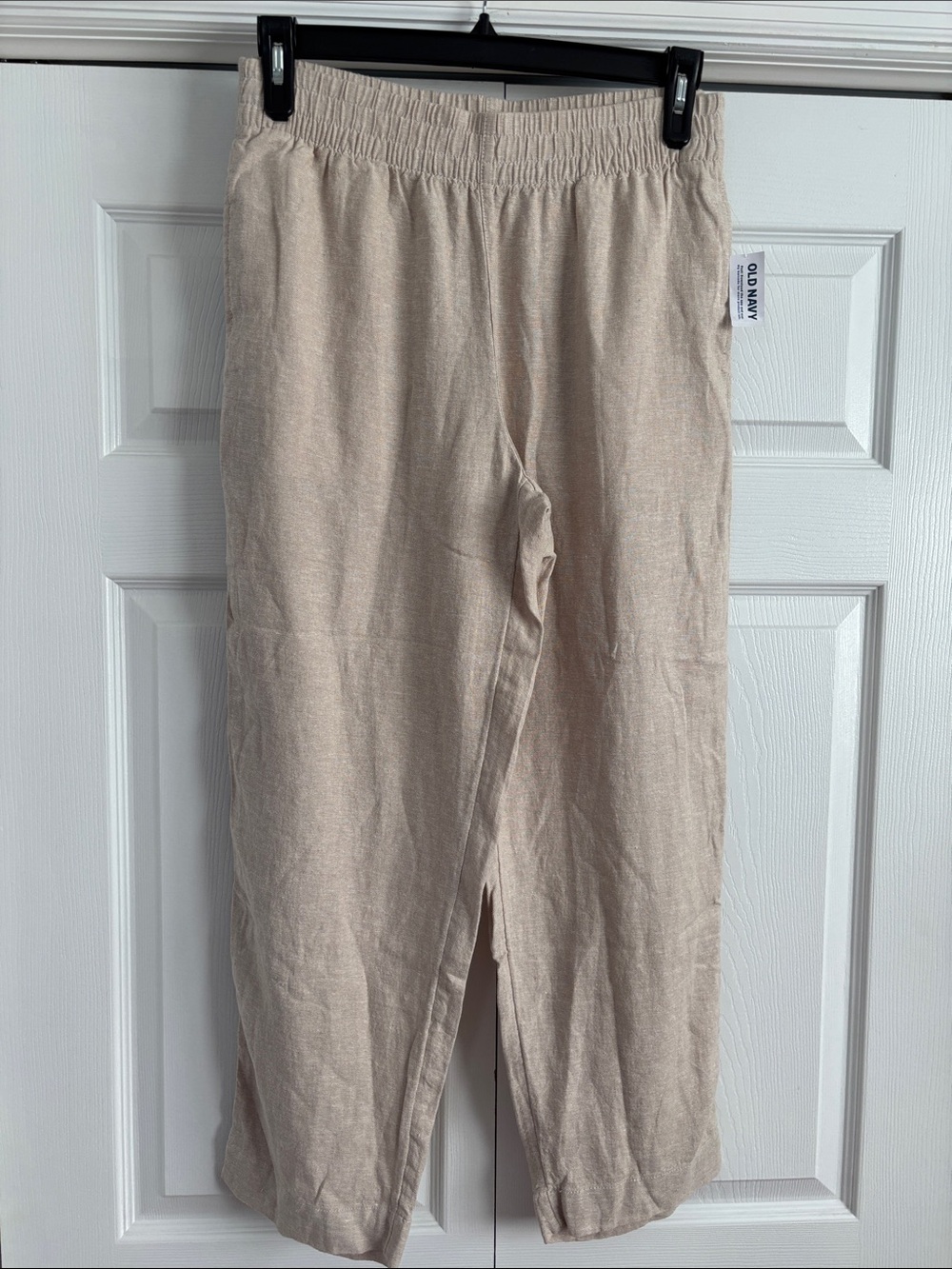 NWT OLD NAVY LINEN BLEND PANTS in Flax Linen Size Medium